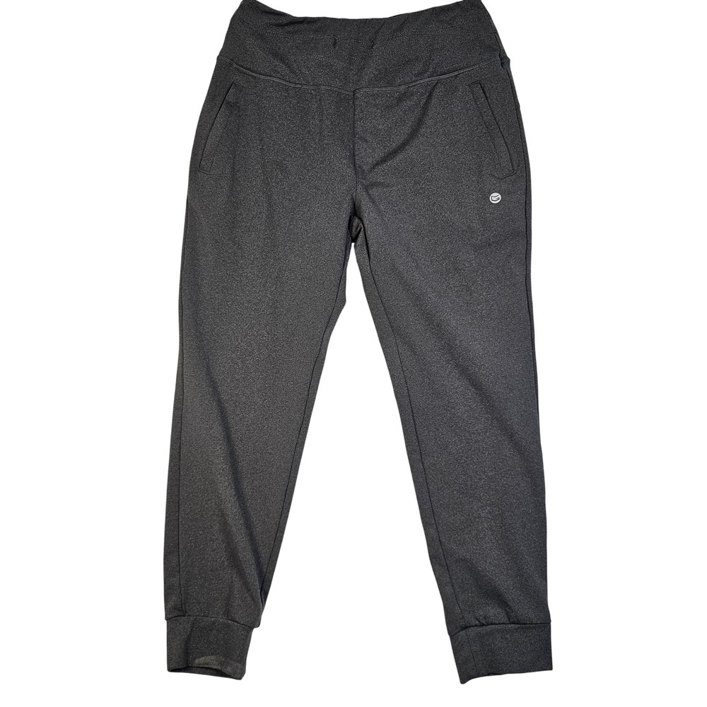 Gradual Mens Heather Gray Athletic Jogger Pants Medium High Waist Sweatpants